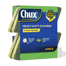 Chux Heavy Duty Scourer & Sponge 4 pack
