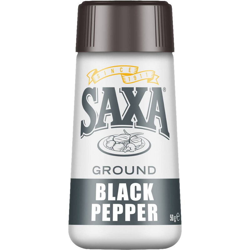 Saxa Black Pepper Picnic Size 50g