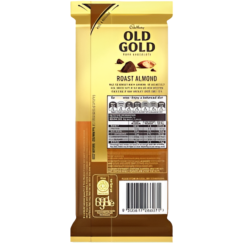 Cadbury Old Gold Roast Almond Dark Chocolate 180g