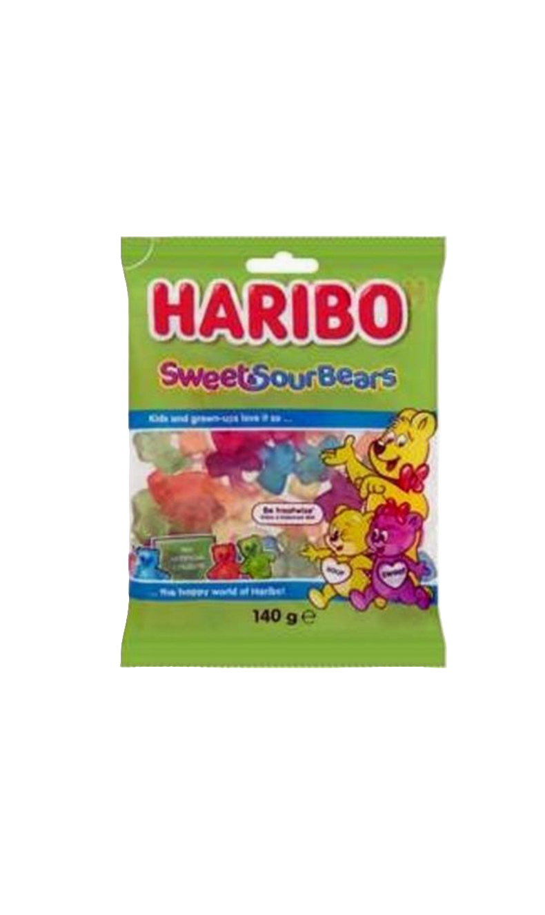 Haribo Sweet & Sour Bears 140g