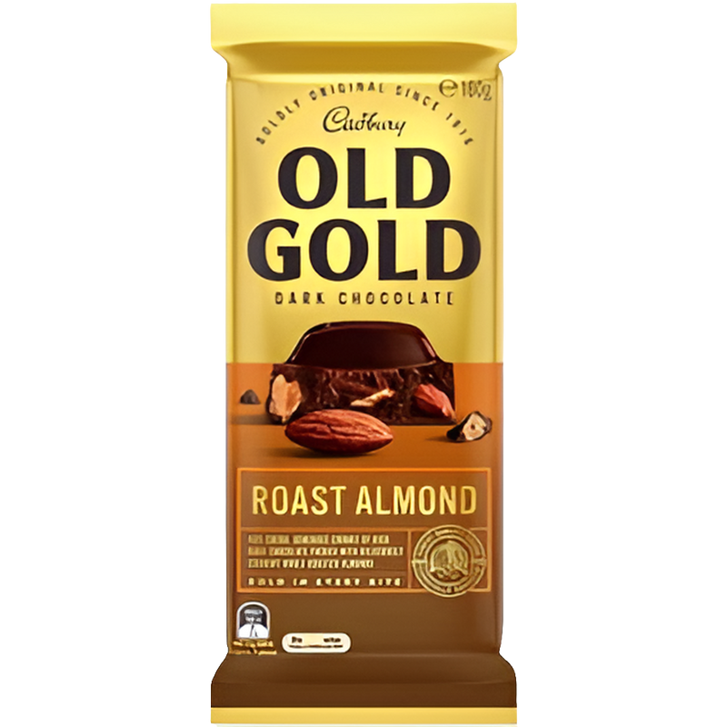 Cadbury Old Gold Roast Almond Dark Chocolate 180g