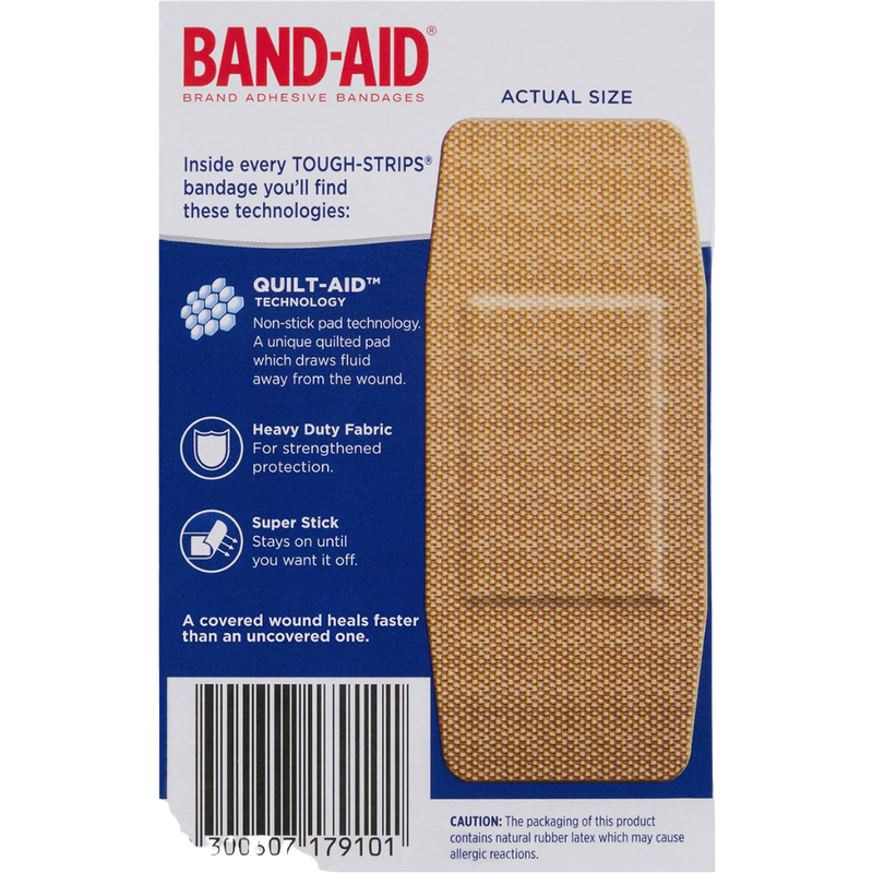 Band-Aid Tough Strips Extra Large Bandages 10pk