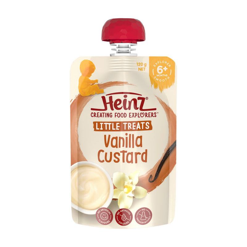 Heinz Vanilla Custard Pouch 8+ Months | 120g