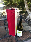 Canvas Red Wine Bag