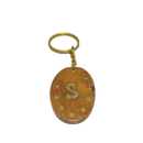 Letter ‘S’ Wooden Elephant Keyring