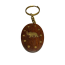 Letter ‘B’ Wooden Elephant Keyring