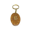 Letter ‘B’ Wooden Elephant Keyring